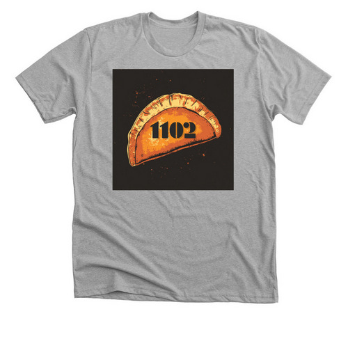 1102, a Athletic Heather Premium Unisex Tee