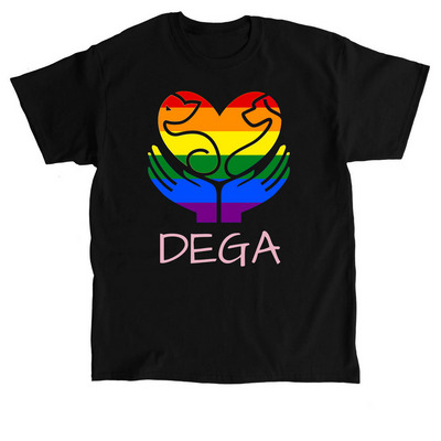 DEGA Pride Shirts!, a Black Classic Unisex Tee