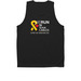 Detroit Half-Marathon, a Black Unisex Performance Tank
