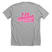TEAM CRYSTAL, a Athletic Heather Premium Unisex Tee (back-view)