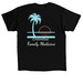 Work wear, a Black Classic Unisex Tee (back-view)