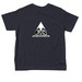 OMS Snowflake: Toddler Tee, a Navy Toddler Tee (back-view)