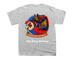 Chickenleigh Drop, a Sport Grey Youth Unisex Tee (back-view)