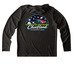 Chiefland Astrofest 2026 SUNSHIRTS, a Black UV Performance Long Sleeve Hoodie (back-view)