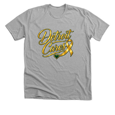 City of Detroit, a Athletic Heather Premium Unisex Tee