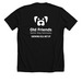 Aged to Perfection, a Solid Black Blend Premium Unisex Tee (back-view)