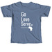 Help Send The Campbell's To Zambia, a Blue Jean Comfort Colors Unisex Tee