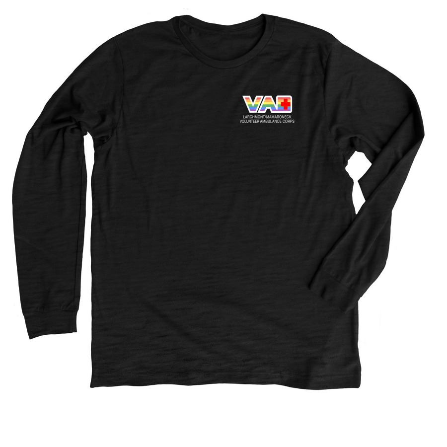 Larchmont Volunteer Ambulance Pride Shirts, a Solid Black Blend Premium Long Sleeve Tee