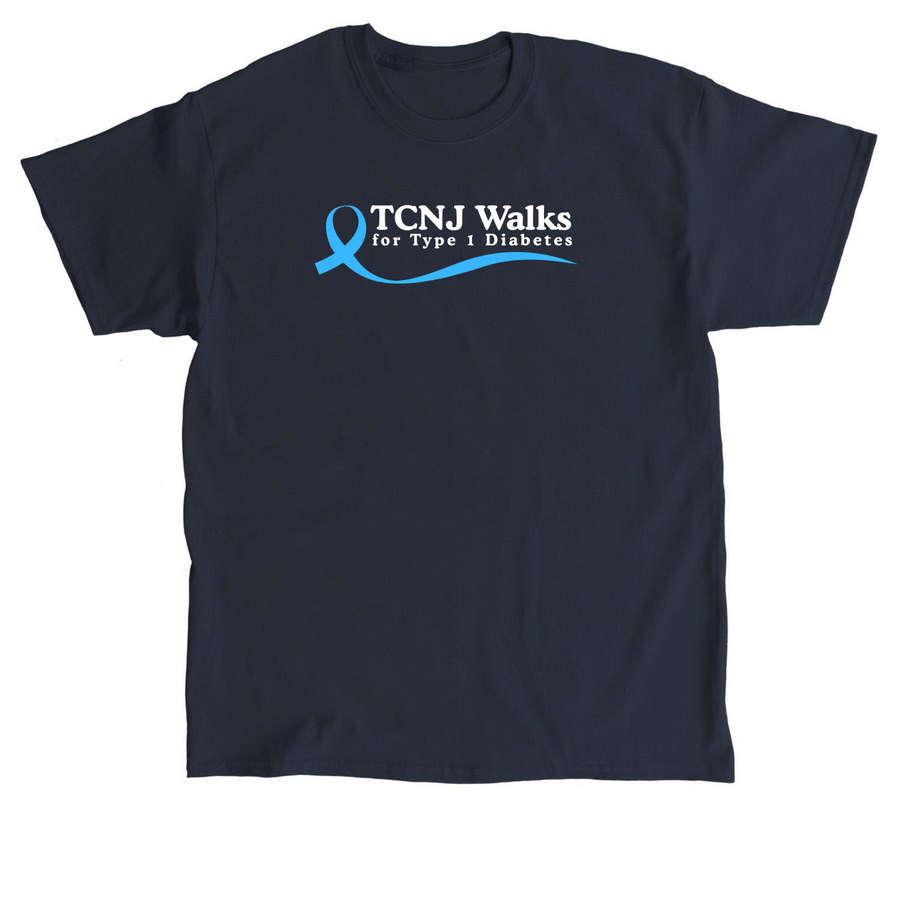TCNJ Walks for T1D, a Navy Classic Unisex Tee