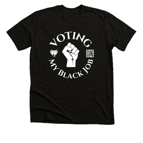 Black Job, a Solid Black Blend Premium Unisex Tee
