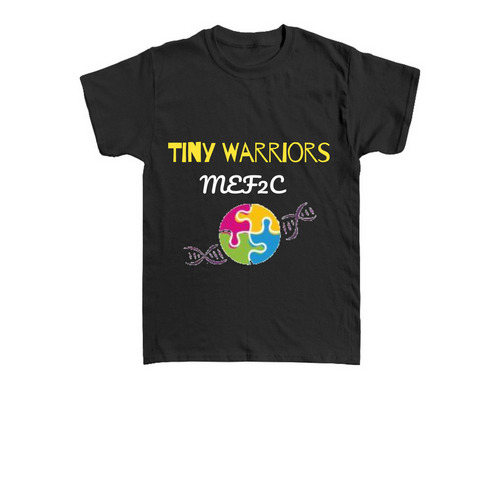 MEF2C Foundation, a Black Toddler Tee