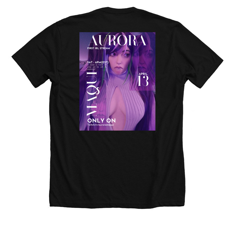 VIP 2026, a Solid Black Blend Premium Unisex Tee (back-view)