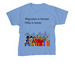 (Front-Only) Ohio Is Home, a Carolina Blue Youth Unisex Tee
