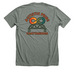 Radically Autistic, a Deep Heather Premium Unisex Tee (back-view)