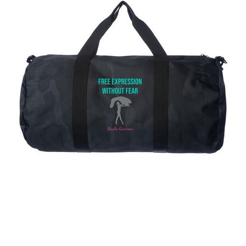 Flow Artist Duffel Bag, a Black Camo Day Tripper Duffel Bag
