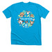 Hawaii Island Humane Society Volunteer Shirts, a Neon Blue Premium Unisex Tee