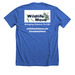 I'M SNAKEY T-Shirts - Lemony the Python, a Heather True Royal Premium Unisex Tee (back-view)