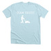 Team Truitt "Yard Man", a Heather Ice Blue Premium Unisex Tee