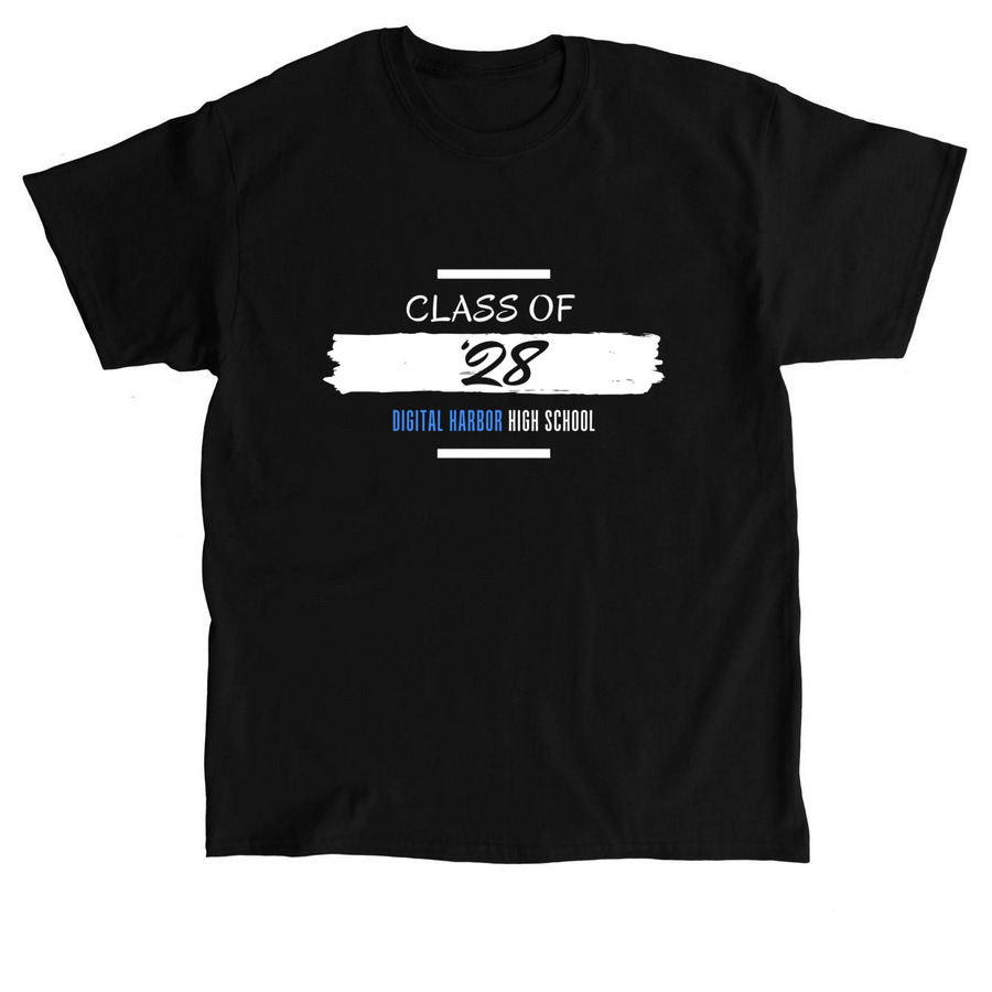 Class of 2028, a Black Classic Unisex Tee