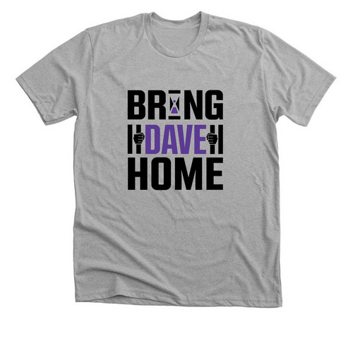 Bring Dave Home, a Athletic Heather Premium Unisex Tee