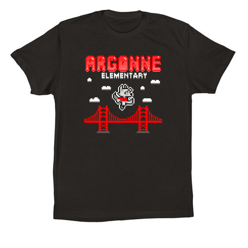 Game On, Argonne!&nbsp;??, a Black Premium Cotton Tee