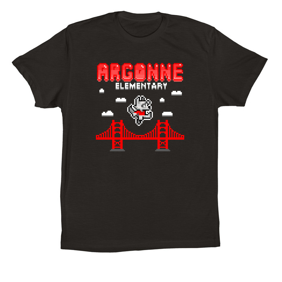 Game On, Argonne!&nbsp;??, a Black Premium Cotton Tee