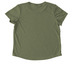 Sweet Ts, a Olive You Green Allmade Eco Triblend Women?s Scoop Neck Tee (back-view)