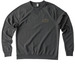 Roam & Refuel Coastal Wave Logo Crewneck, a Terrain Grey Allmade Organic French Terry Crewneck Sweatshirt