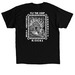Support Your Shagnasty Rider Al "Coop" Cooper, a Black Classic Unisex Tee (back-view)