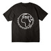 Go Into All the World, a Black Unisex Heavyweight Tee (back-view)