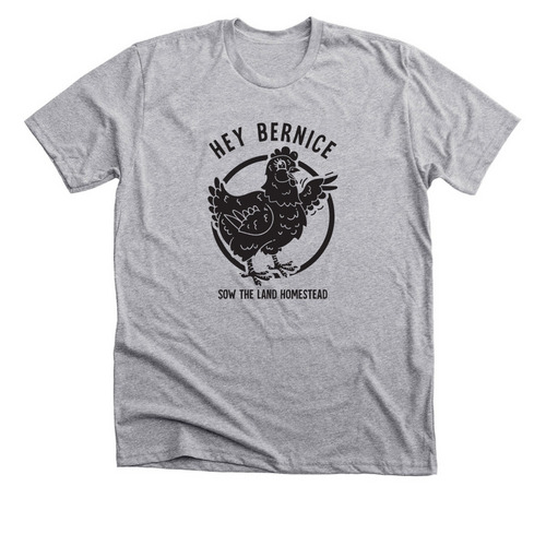 Hey Bernice! Tee, a Athletic Heather Premium Unisex Tee