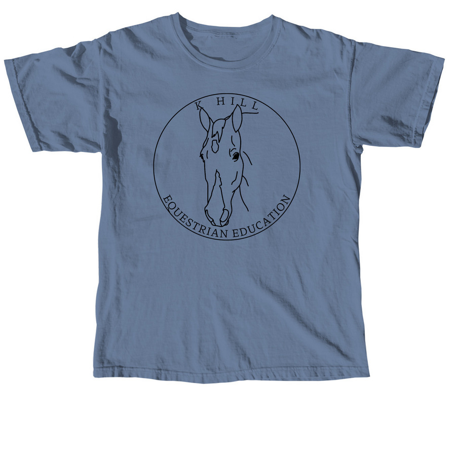 Support KHEE in Style - Tommy Version, a Blue Jean Comfort Colors Unisex Tee