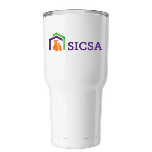 Cool Cats Tumbler, a White Insulated Tumbler