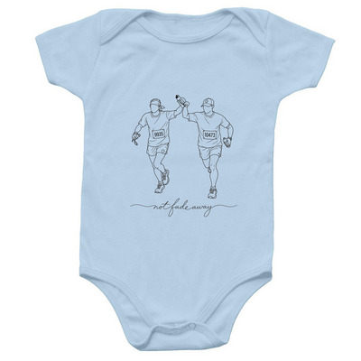 ZJ5K 2026 Onesie, a Light Blue Infant Onesie