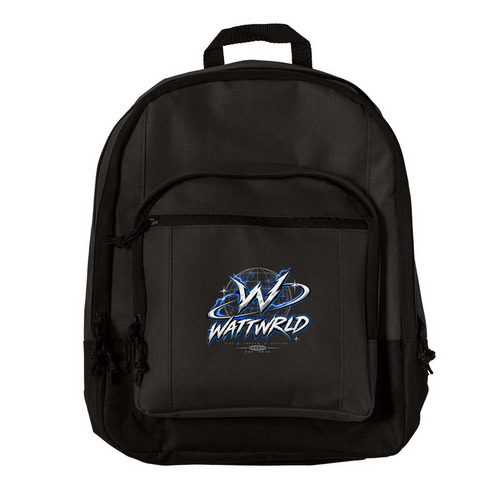Wattwrld, a Black Everyday Backpack