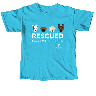 Favorite Breed Campaign, a Lagoon Blue Comfort Colors Unisex Tee