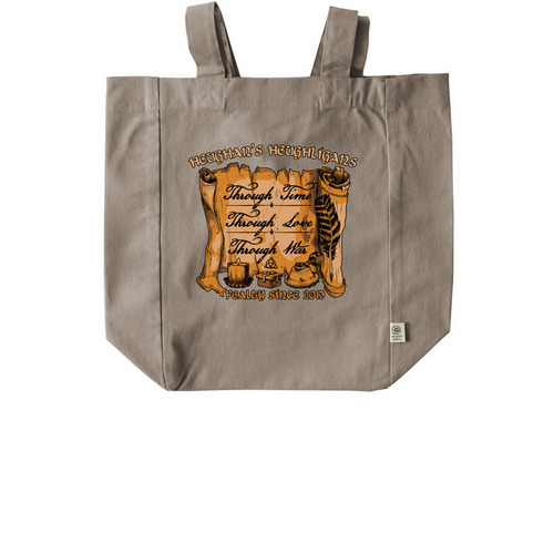 Heughligans 13th Anniversary Totes, a Pumice Recycled Cotton Tote Bag