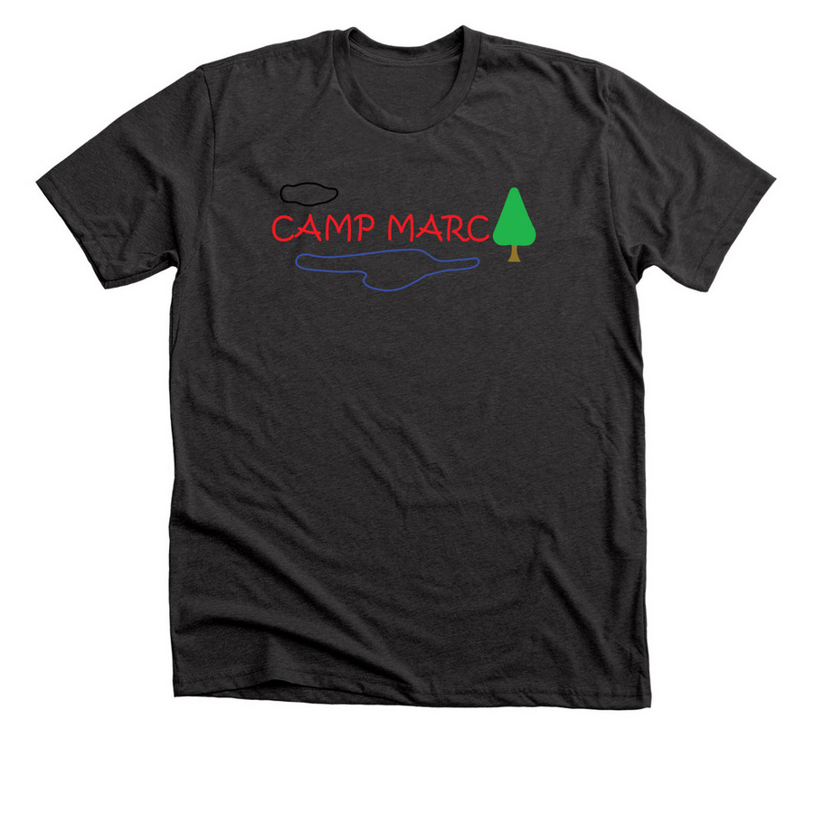 Camp MARC Shirts, a Dark Grey Heather Premium Unisex Tee