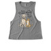 In A Cruel World, Be Kind, a Aluminum Grey Allmade Eco Triblend Women?s Muscle Tank