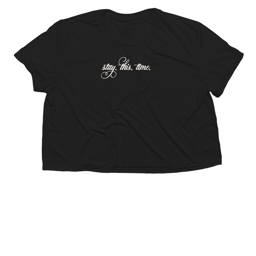 stay cropped tee, a Black Women?s Flowy Cropped Tee