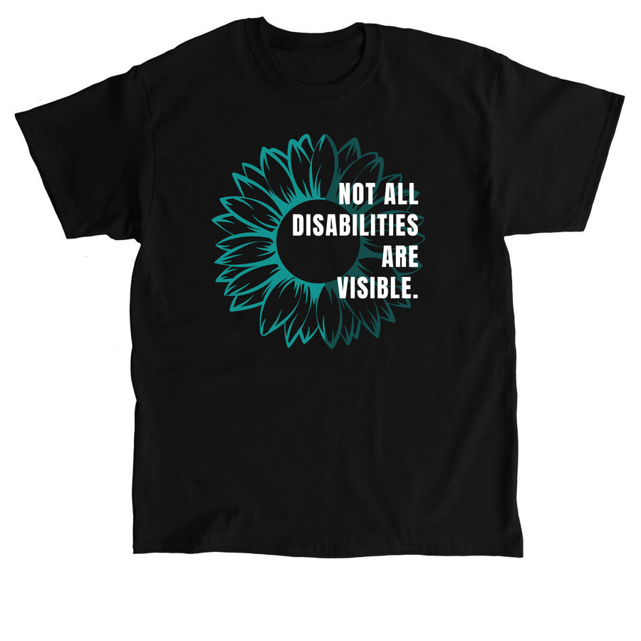 Invisible Disabilities, a Black Classic Unisex Tee