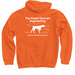 German Engineering Shirts, a Orange Pullover Hoodie (back-view)