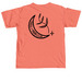 Moss + Moon Club Youth & Adult Shirts, a Neon Red Orange Comfort Colors Unisex Tee (back-view)