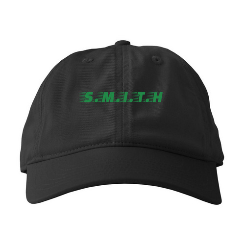 S.M.I.T.H, a Black Printed Eco Baseball Cap