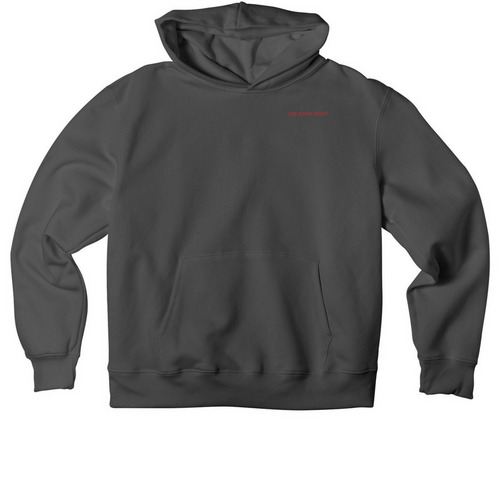 nobody cares.?- secret message, a Asphalt Premium Heavyweight Pullover Hoodie