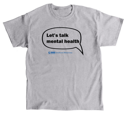 Let's talk mental health, a Sport Grey Classic Unisex Tee