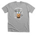 Popping into Science, a Athletic Heather Premium Unisex Tee