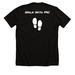 Cemetery Walks with Miki, a Solid Black Blend Premium Unisex Tee (back-view)