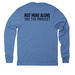 Tactical Information Outreach Project, a Azure Blue Allmade Eco Triblend Long Sleeve Tee (back-view)
