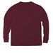 NR+R Contrast Logo Collection, a Vino Red Allmade Eco Triblend Long Sleeve Tee (back-view)